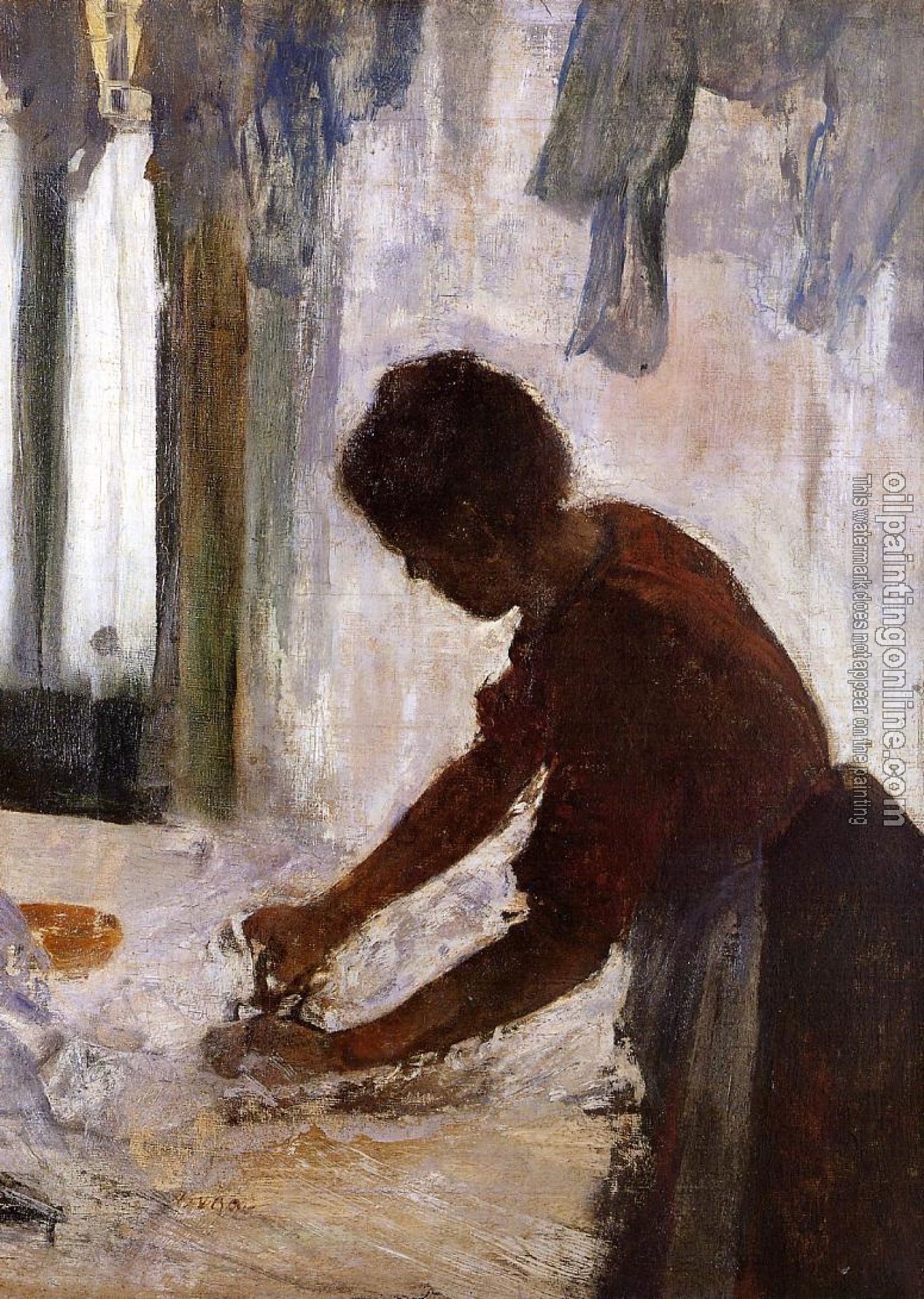 Degas, Edgar - Woman Ironing